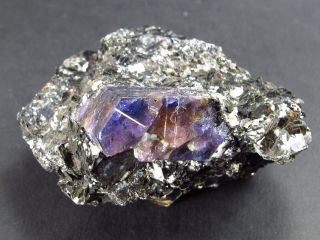 Rare Bicolor Ruby Sapphire Cluster From Madagascar - 2.  3 "