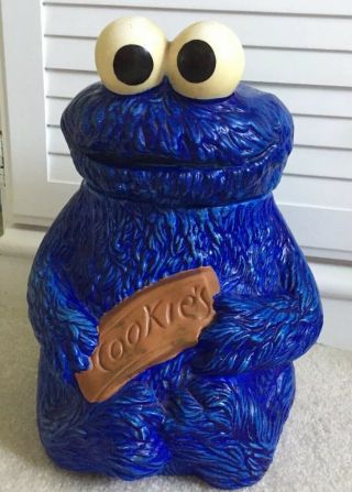 Vintage 70’s Muppets Cookie Monster Cookie Jar Sesame Street