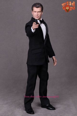 Did Wt21 1/6 Mi6 Special Agent Paul Agent 007 Bond Pierce Brosnan Figure Toy 2