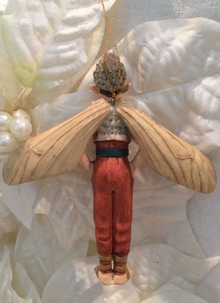 Vintage Flower Fairies Fairy Cicely Mary Barke Christmas Ornament Boy Figure 4” 4