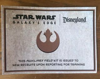 Star Wars Galaxy’s Edge Opening Media Event Backpack and Gifts 8