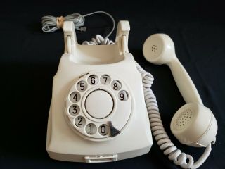Vintage Rotary Dial Phone Telephone Telegrafverkes Sweden Swedish in U.  S. 8