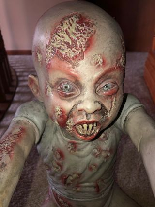 Spirit Halloween Zombie Baby Rare Htf 2013 Scare Kid Gemmy Morbid 3
