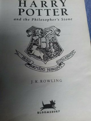 Harry Potter and The Philosopher ' s Stone PB Book. 3
