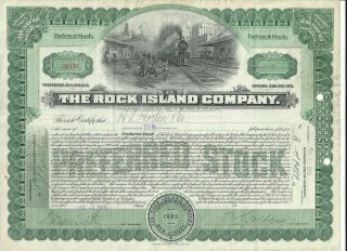 Stk The Rock Island Co.  1913 See All 3 Information Images About Company.