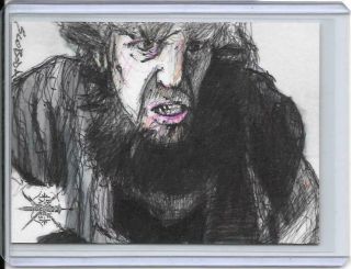 Hobbit:the Battle Of The Five Armies Jason Sloboda 1/1 Artist Sketch Card