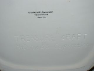 Treasure Craft Pfaltzgraff Ronald McDonald Cookie Jar 1997 rare 8