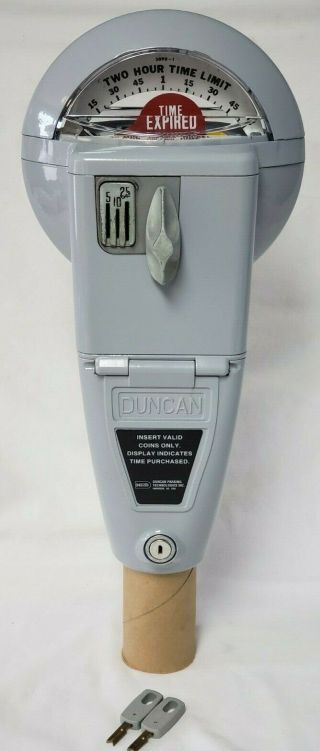 Silver Duncan Parking Meter W/ Keys