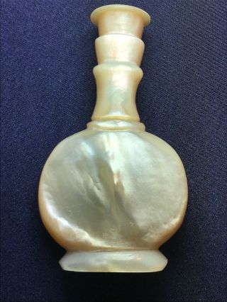 ANTIQUE VINTAGE MOTHER OF PEARL SCENT PERFUME OR SNUFF BOTTLE 2