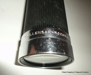 Vintage Wollensak 20x Telescope Spyglass with case Rochester 4