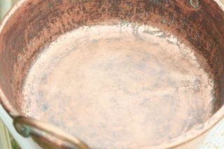 Antique French Copper Jam Confiture Preserve Pan 3kg/6.  6lbs D40cm/15.  7inch 7