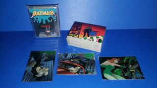 The Adventures Of Batman & Robin 1995 Skybox Base Card Set Of 90 & 11 Pops