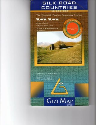 Gizi Map Silk Road Countries Geographical Map