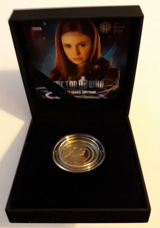 Royal Doctor Who Silver Series Coin Amy Pond