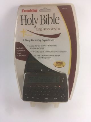 Franklin Electronic King James Version Holy Bible Kjv - 450