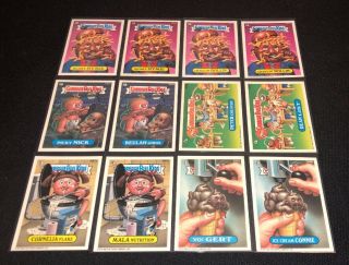 1988 Garbage Pail Kids 15th Series Complete (88) Card Variation Set Non Die Cut 3