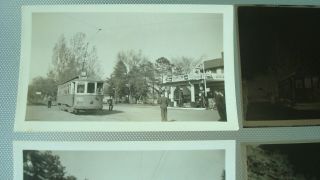 1938 3 Photo 2 Neg Springfield Street Railway Streetcar 453 454 Longmeadow Ma