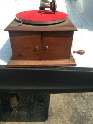 Antique Victor Vv Iv Record Player Phonograph Talking Machine 32276