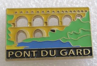 Pont Du Gard,  France Tourist Souvenir Collector Pin - Ancient Roman Aqueduct