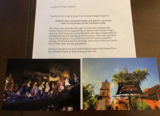 Disney Magic Kingdom Park props PIRATES OF THE CARIBBEAN RIDE 11