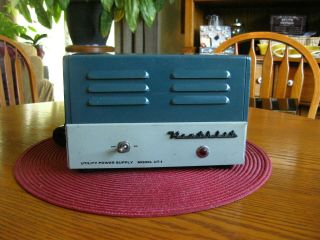 Vintage Antique Heathkit Power Supply Ham Tube Radio Model Ut - 1.  Powers On.