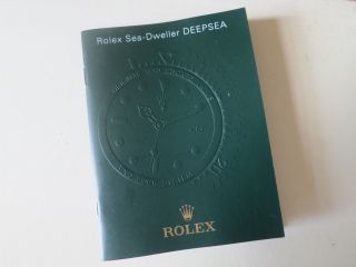 ♛ Authentic Rolex ♛ 2009 Sea Dweller Deepsea Watch Manuals & Guides Booklet