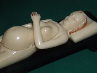 Sex Education 16th Century Plastic Doll With Fetus Uterus Anatomy Lady