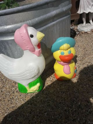 Easter Bunny Hen And Duck Blow Molds