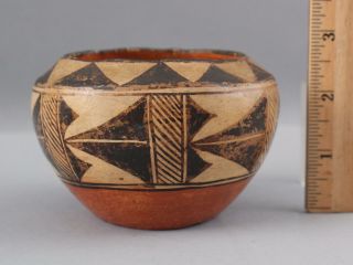 Small Antique Western Acoma,  Native American Indian Pottery Bowl,  NR 2