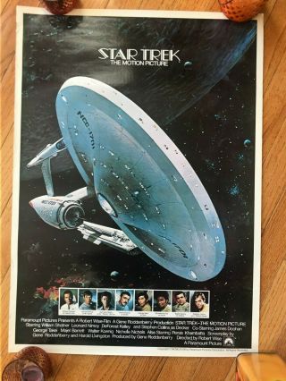 Star Trek: The Motion Picture Movie Display Poster British Double Crown 1979