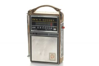 Vintage Ge General Electric P - 975d Am/fm Radio 15 Transistor Radio