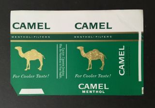 Camel Menthol Filters Cigarette Soft Pack 1970 