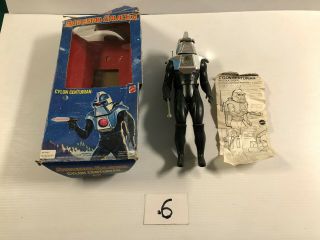 Battlestar Galactica Cylon Centurian 12 " Robot Figure 1978 Mattel Laser Gun