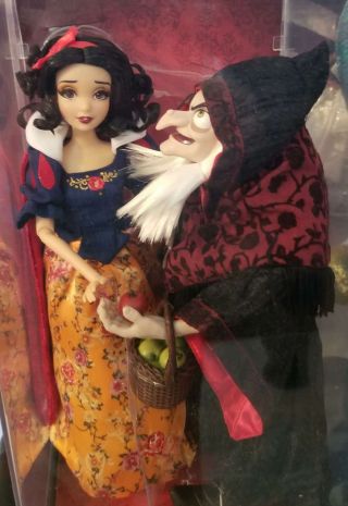 Disney Fairytale Designer Snow White And The Witch Doll Limited Edition Nib
