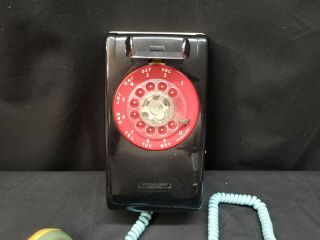 Vintage Stromberg Carlson Multi - Color Rotary Dial Wall Telephone 2