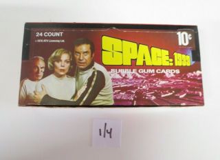 1976 Donruss Space 1999 Wax Box W/ (24) Packs (1/4)