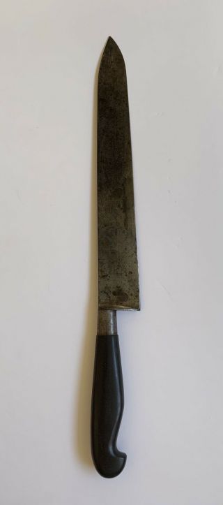 Antique Lamson & Goodnow Carbon Steel Chef Knife Usqmd Military Early 1900’s