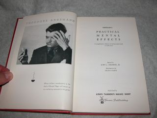 Annemann ' s Practical Mental Effects,  Louis Tannen Edition,  1963,  Hardbound 3