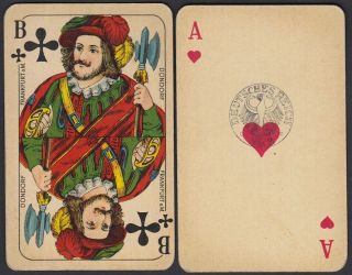 Vintage Dondorf Berliner Pattern Playing Cards C.  1931 Germany