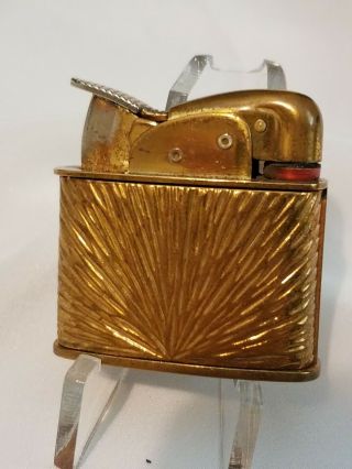 Evans Petite Sunburst Gold Plated Lighter
