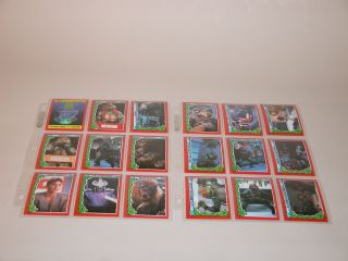 Teenage Mutant Ninja Turtles Ii Secret Of The Ooze Cards 1 - 99 Topps 1991