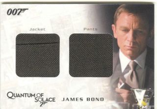 James Bond Archives 2009 Relic Card Qc17 James Bond