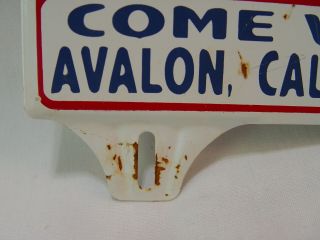 Catalina Island Avalon California Souvenir Vacation License Plate Topper Sign 3