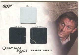 James Bond Archives 2009 Relic Card Qc12 James Bond