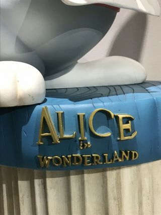 Disney Alice In Wonderland White Rabbit Big Fig Figure LE 150 Statue Kidney Prop 7