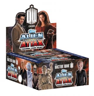 Topps Doctor Who Alien Attax Trading Card Game Booster Box Factory Case (12 Box)