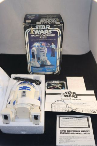 1978 Kenner 38430 Star Wars Radio Controlled R2d2 W Box & Paperwork