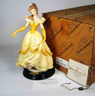 Giuseppe Armani Disney Figurine: " Belle ".  Model 1767c,  From Beauty & The Beast