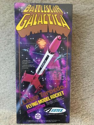 Estes Battlestar Galactica Laser Torpedo Rocket 1311 1979