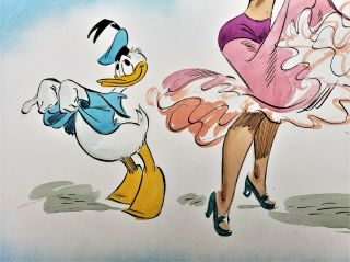 Disney ' s The Three Caballeros 1944 Fred Moore Production / Promo Art 2